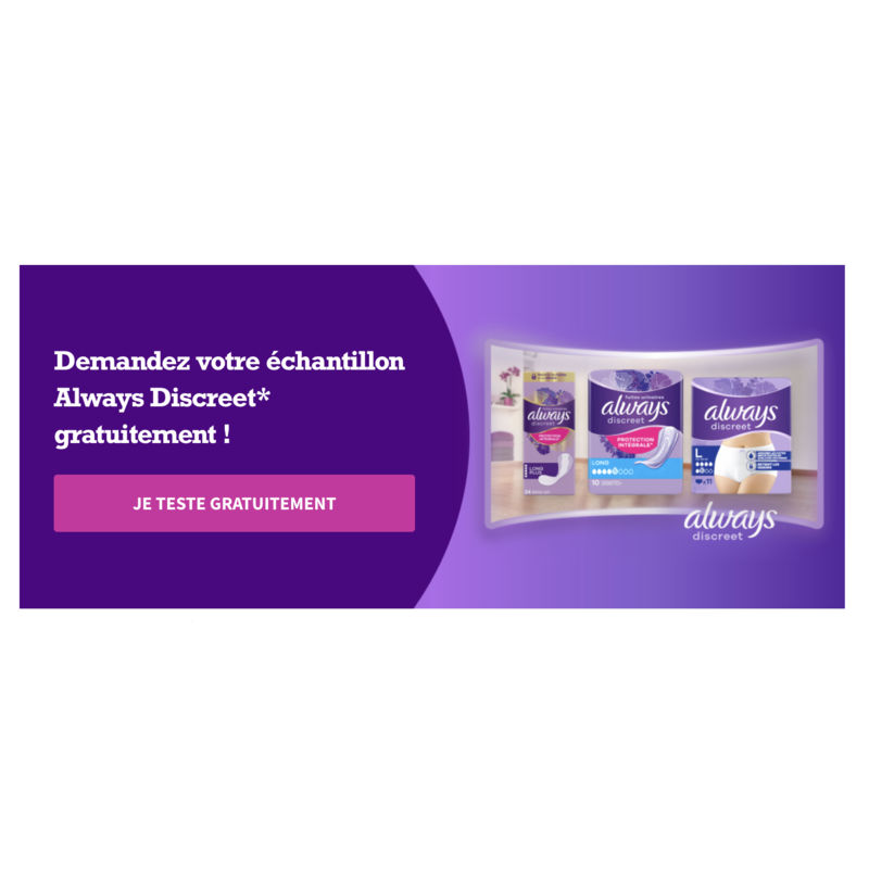 Échantillons gratuits Envie de Plus détail rubrique testez gratuitement