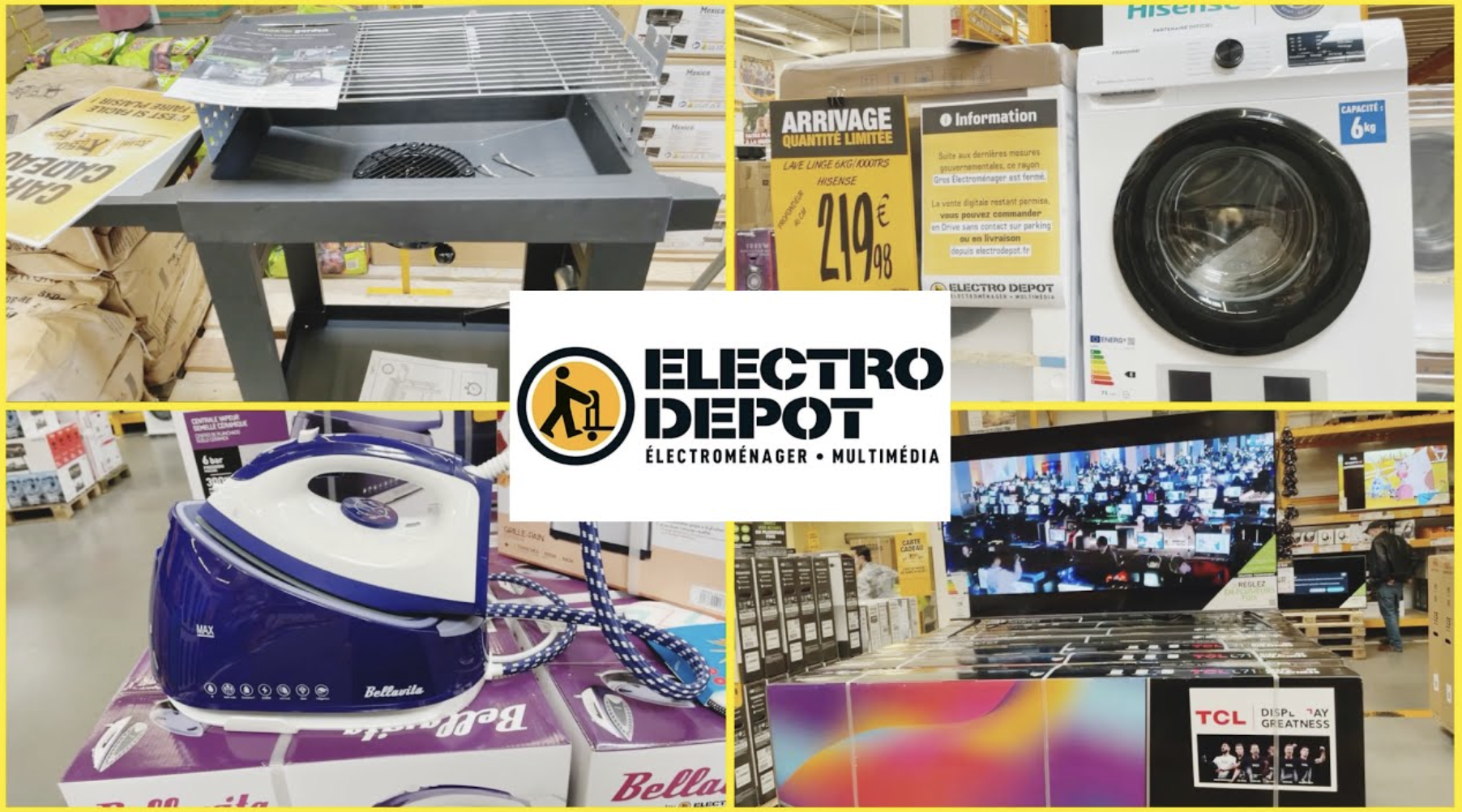 Electro Dépôt offres du moment smartphones TV électroménager avril 2026