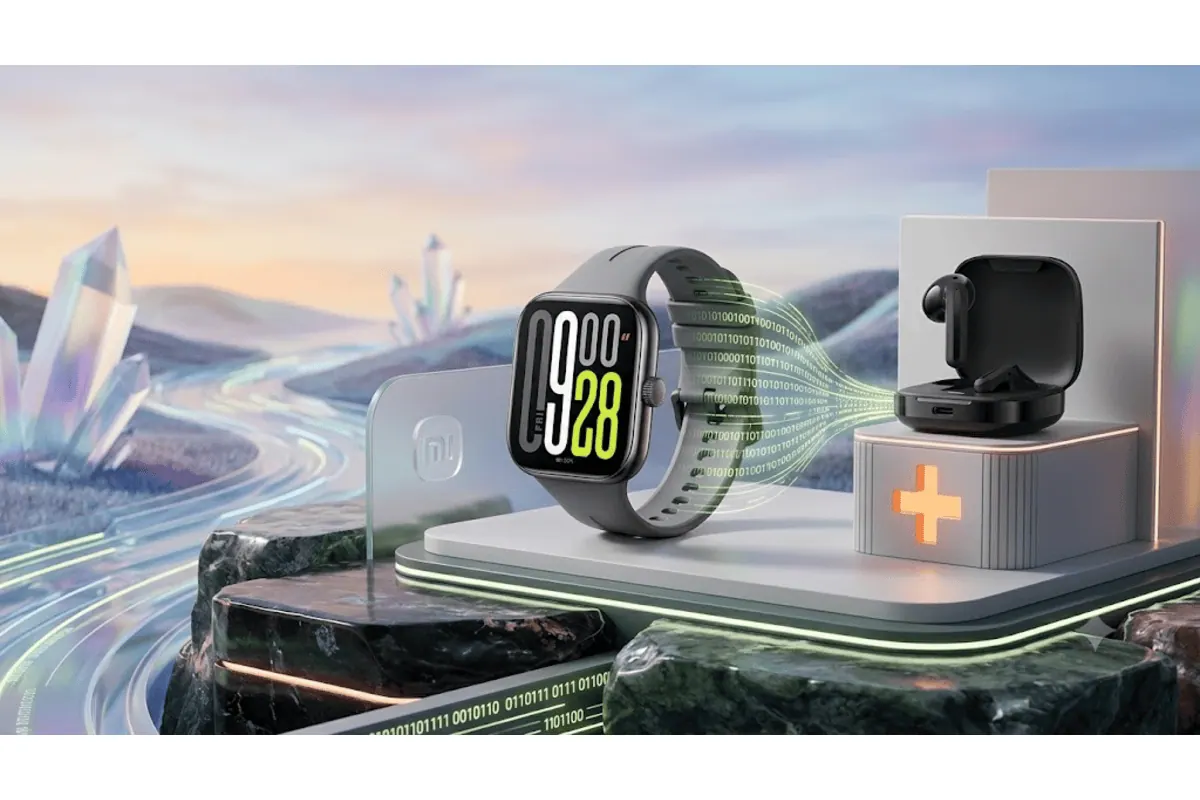 Pack Xiaomi Redmi Watch5 noire + écouteurs Redmi Buds6 GPS sommeil 150 sports étanche 50m 49 €