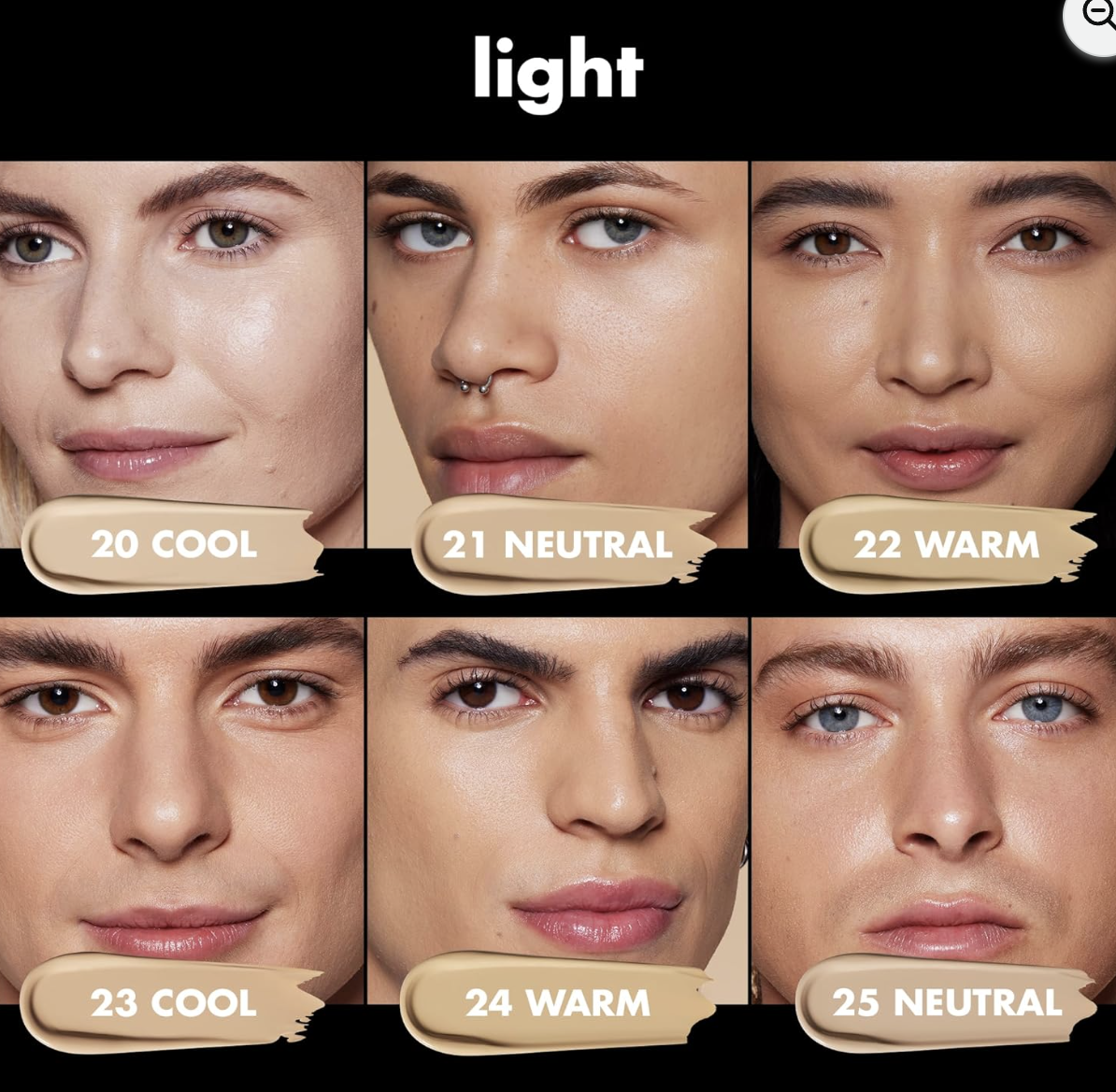 e.l.f. Soft Glam gamme teintes light cool neutral warm