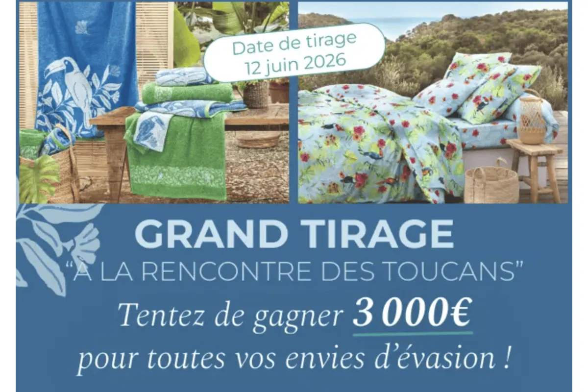 Francoise Saget grand tirage A la rencontre des Toucans 3000 euros a gagner