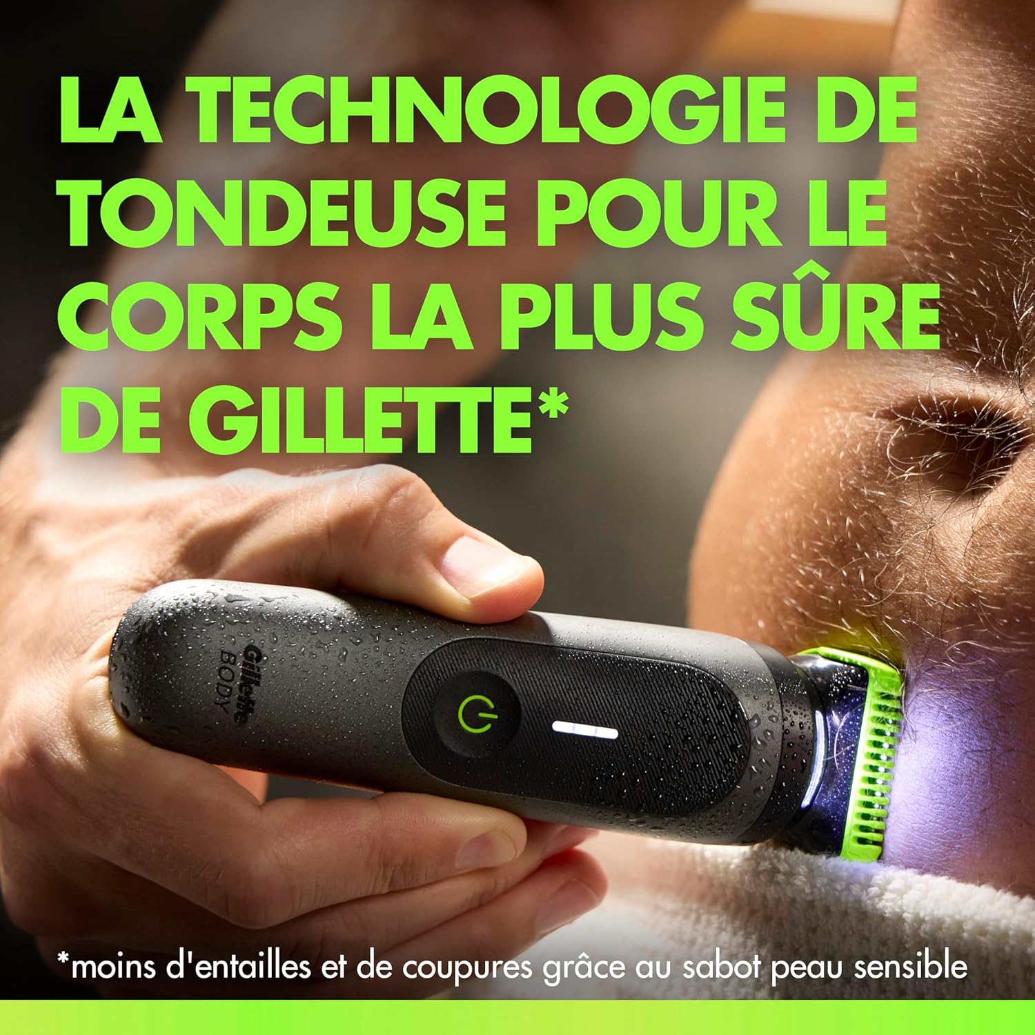 La technologie de tondeuse corps la plus sûre de Gillette