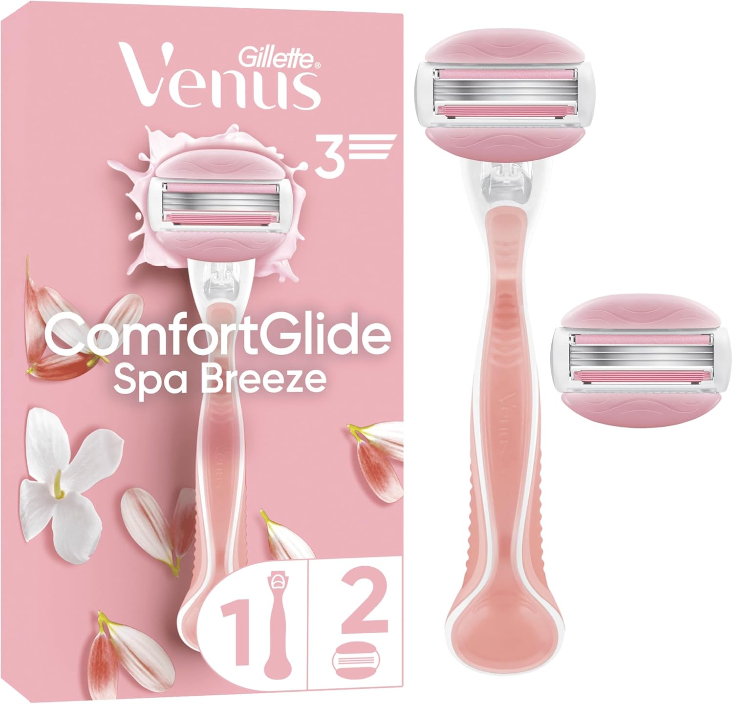 Gillette Venus ComfortGlide Spa Breeze rasoir femme avec 2 recharges