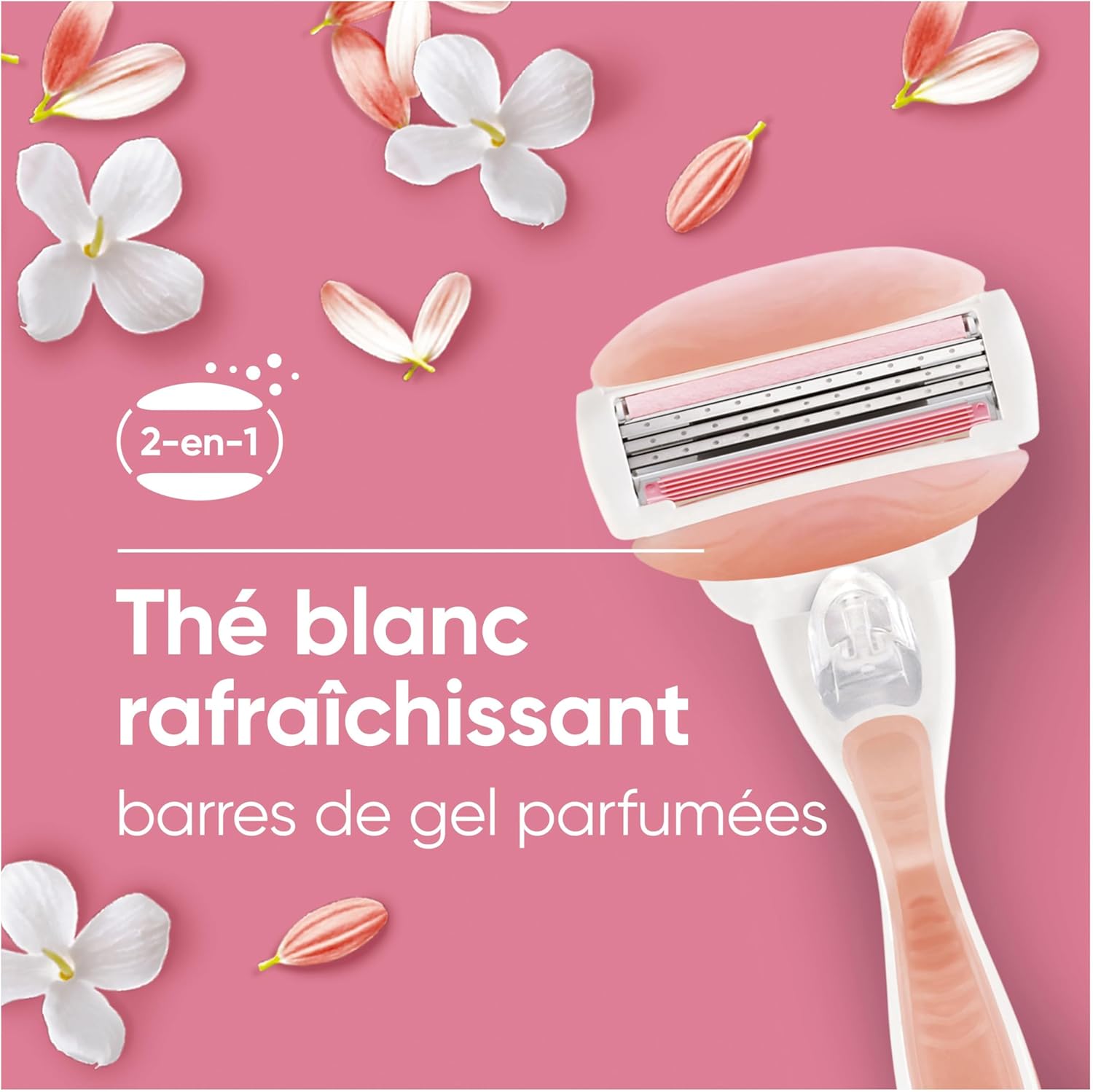 Barres de gel parfumées au thé blanc