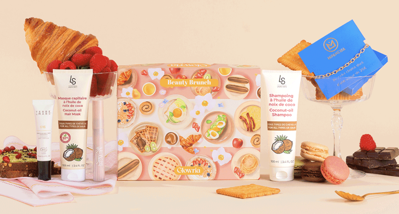 Glowria box Beauty Brunch produits beaute