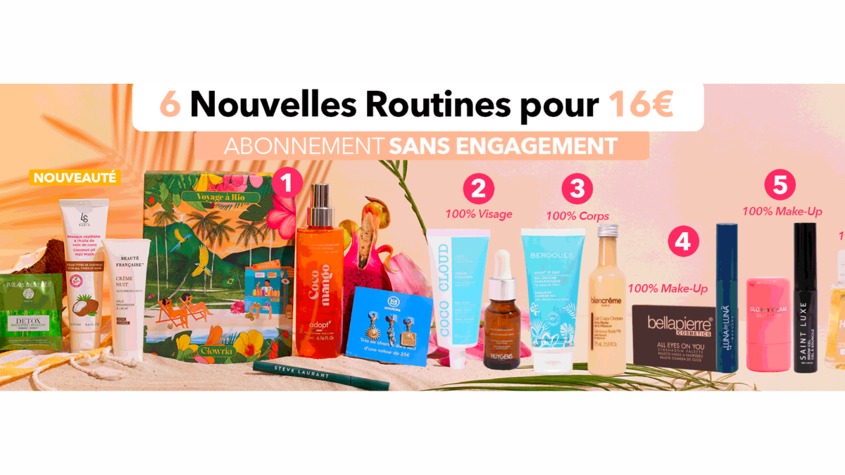 Fête des Mères 2026 hub cadeaux box beauté offres flash Blissim Glowria Biotyfull My Little Box Nuoo Prescription Lab Lookfantastic