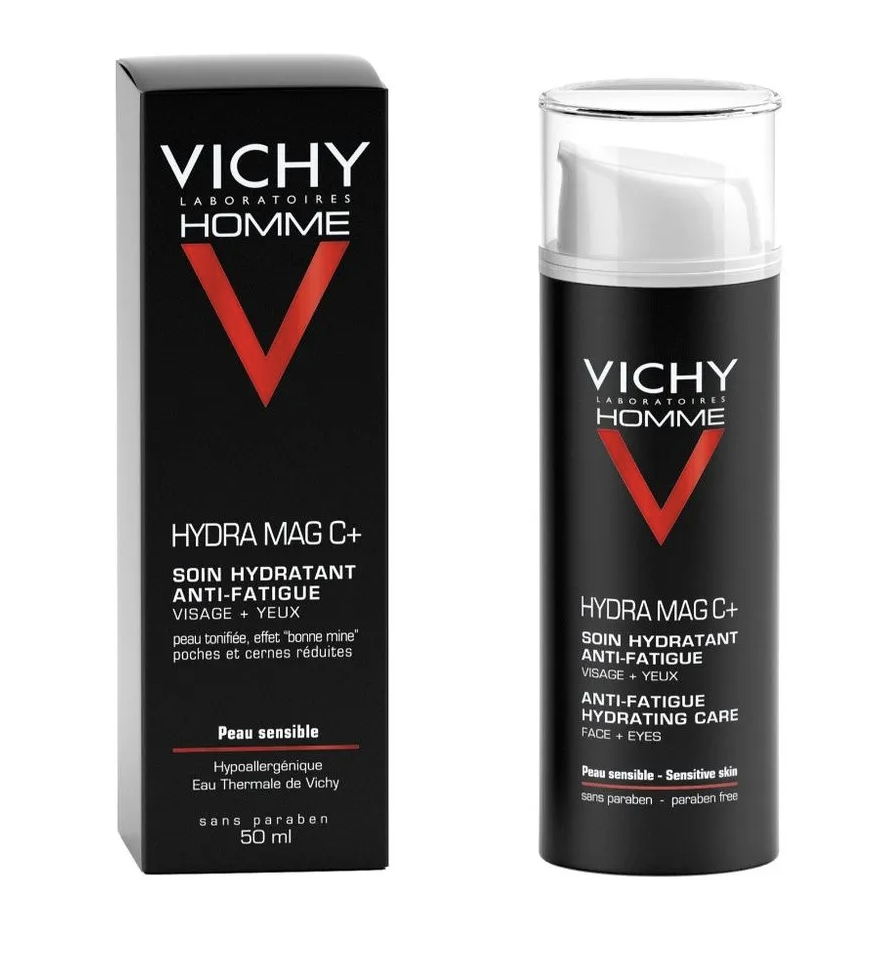 Vichy Homme Hydra Mag C+ Soin Hydratant Anti-Fatigue 50 ml