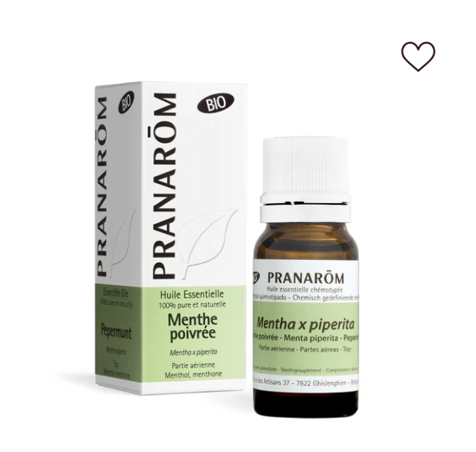 Huile essentielle de Menthe poivrée Pranarōm flacon