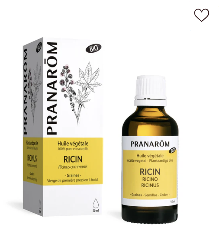 Huile végétale de Ricin Pranarōm bio 50 ml