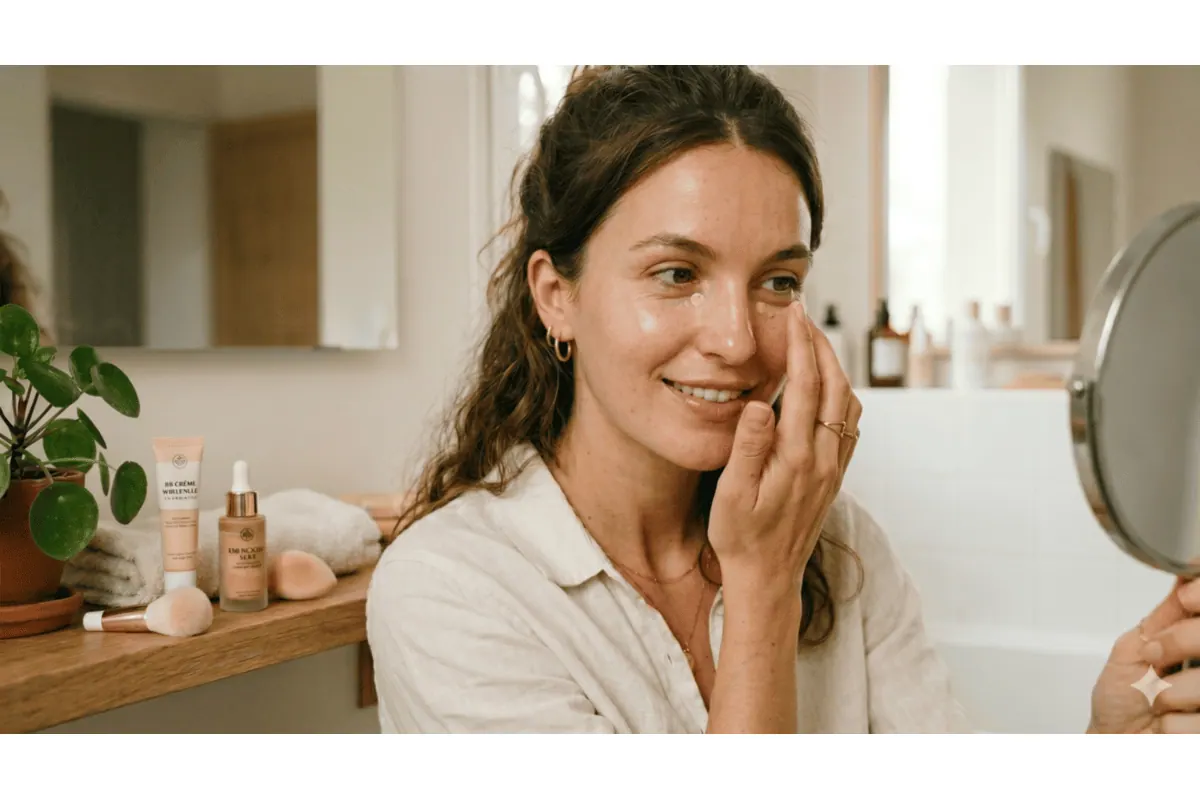 Guide cacher les cernes sans effet plâtre méthode Magnifaïk femme application correcteur