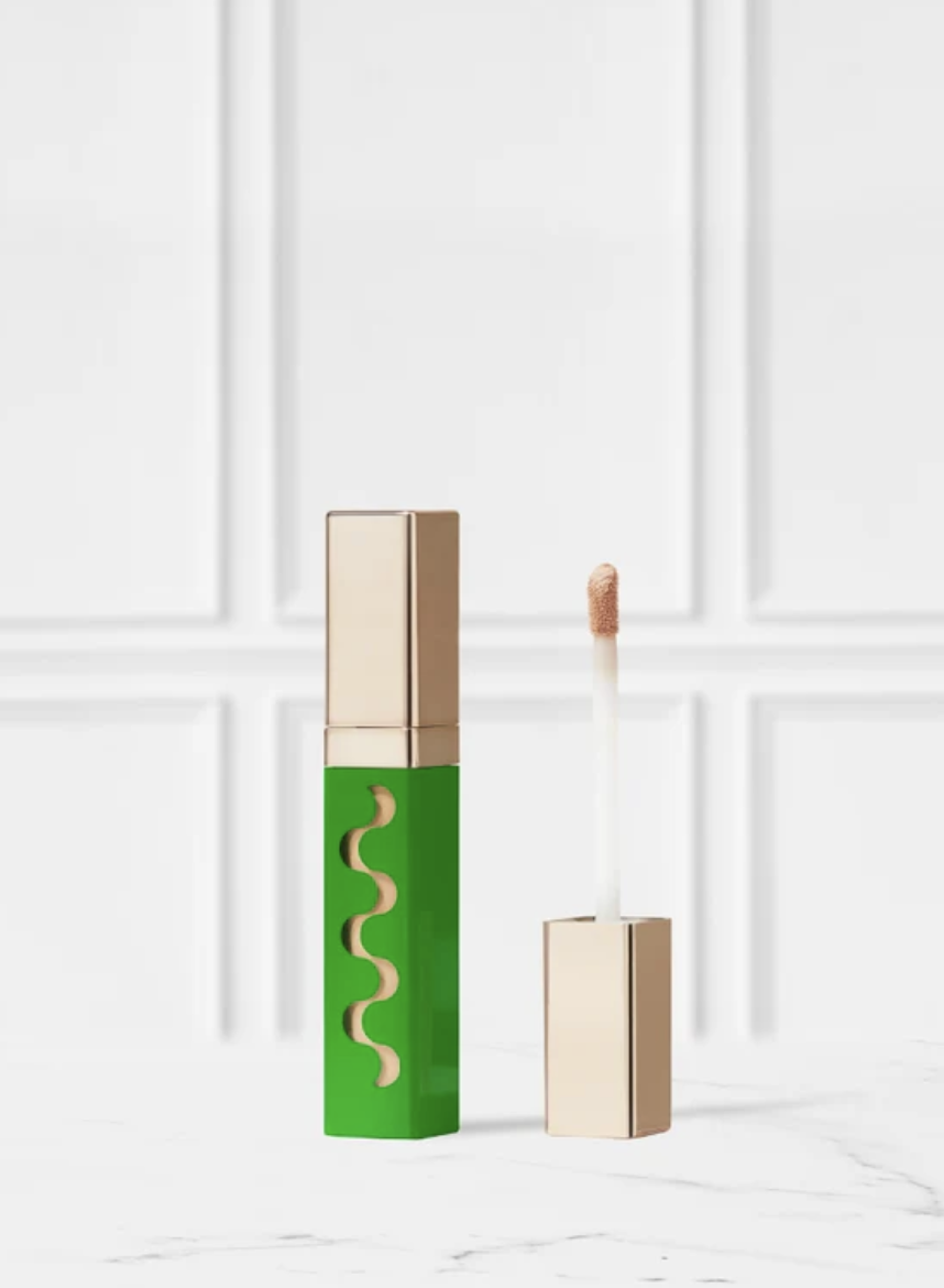 Magnifaïk Correcteur serpentin vert tube doré fond de teint texture légère modulable