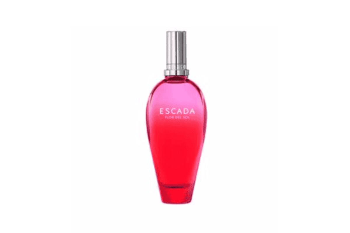 Escada Flor del Sol Limited Edition eau de toilette femme fleurie fruitée solaire flacon dégradé rouge rose