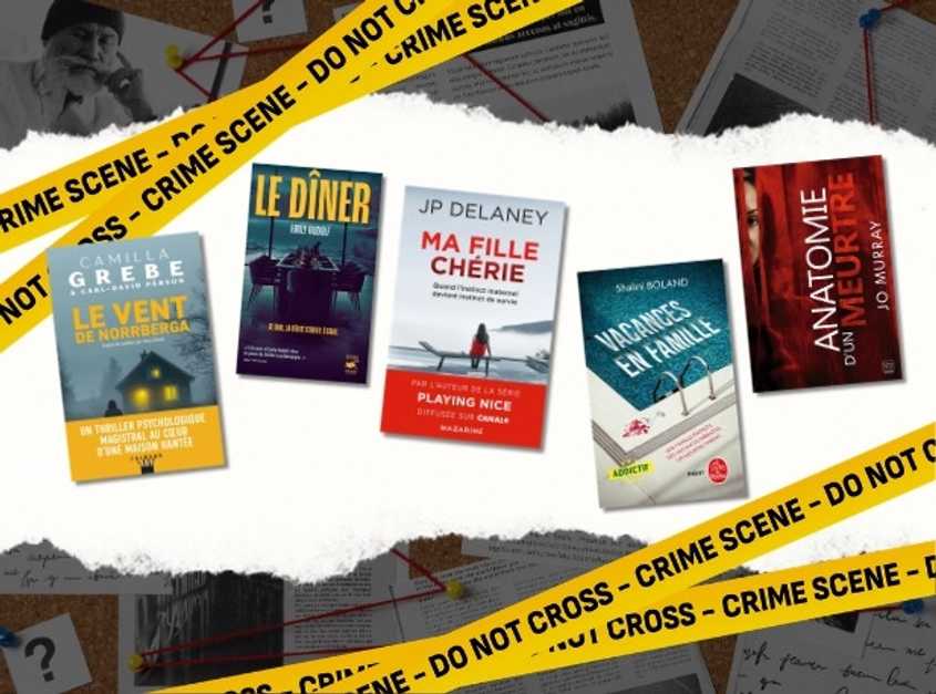 Concours Hachette avec une sélection de 15 polars et thrillers à gagner pour l'été 2026