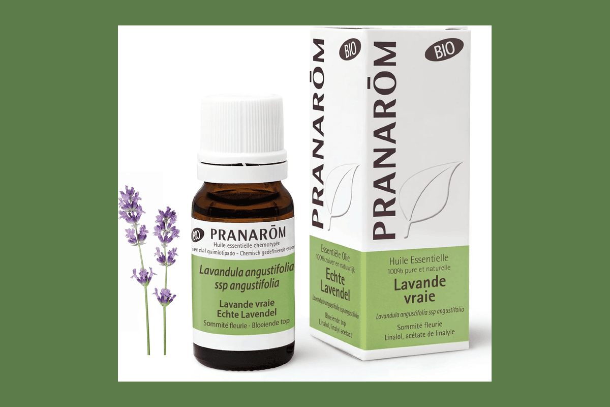 Pranarôm huile essentielle lavande vraie bio chémotypée Belgique HEBBD Ecocert expert aromathérapie 50+ huiles origine tracée pays récolte format 10ml 30ml