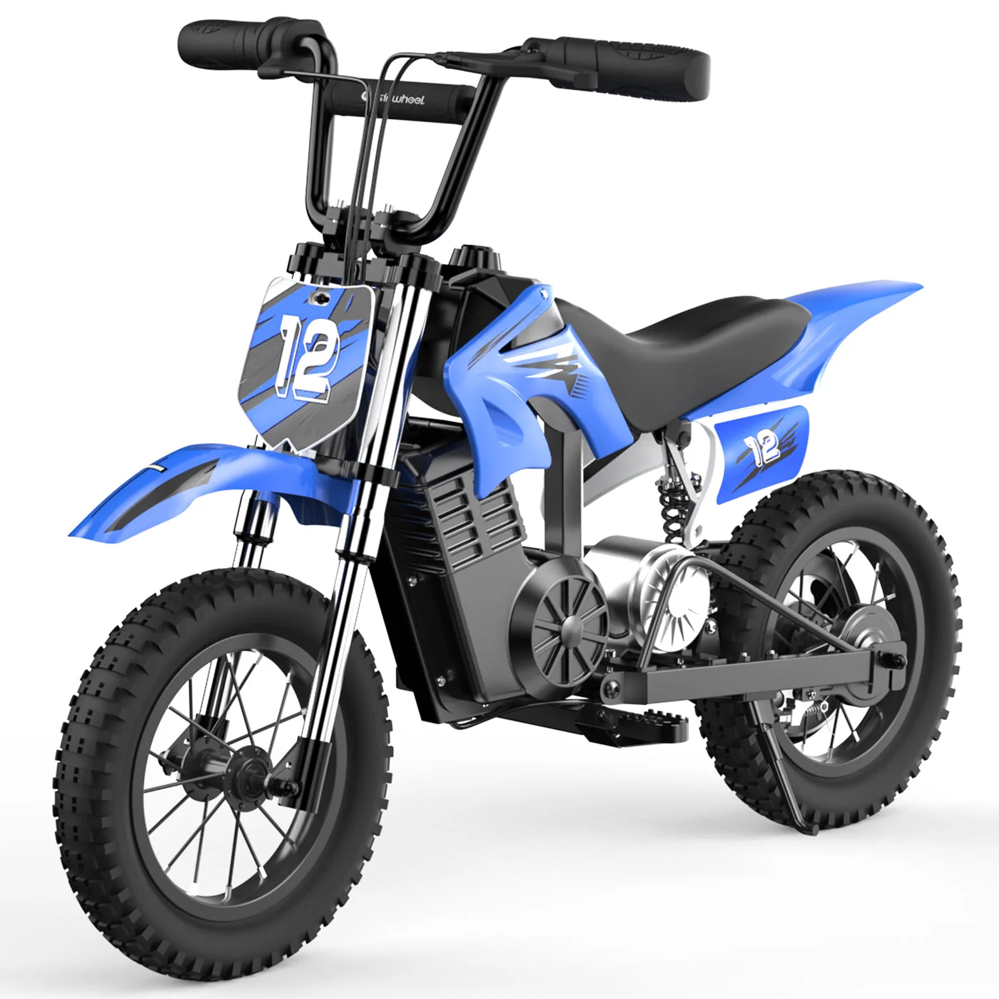Moto électrique pour enfant iSinwheel A12 bleue avec moteur 350 W