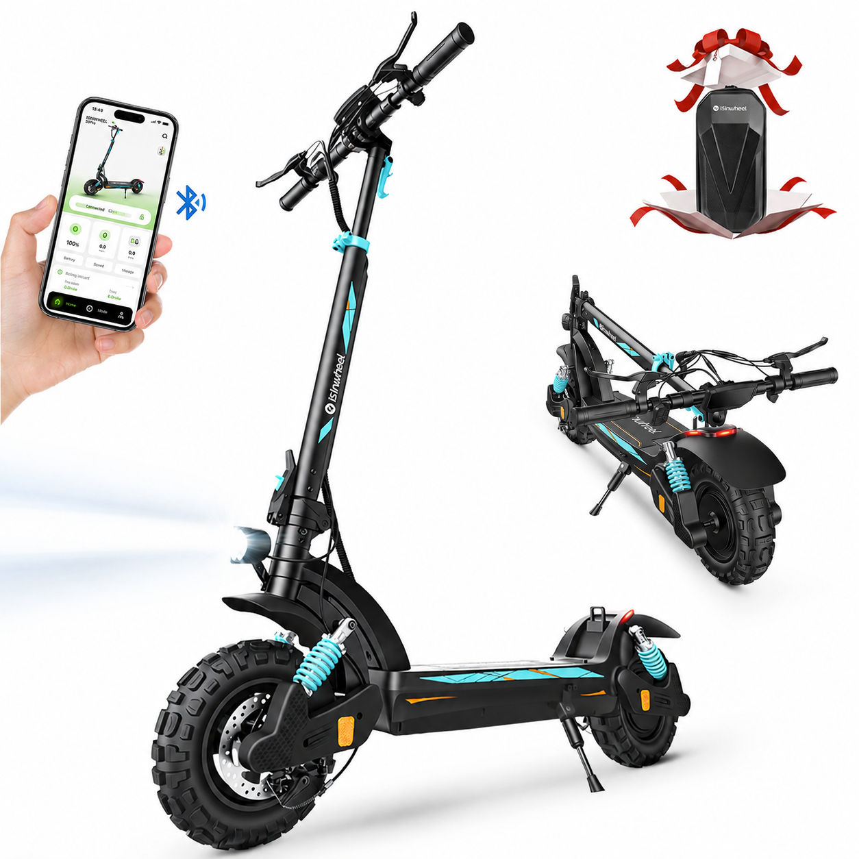 Trottinette électrique tout-terrain Isinwheel GT2 Pro 1200 W