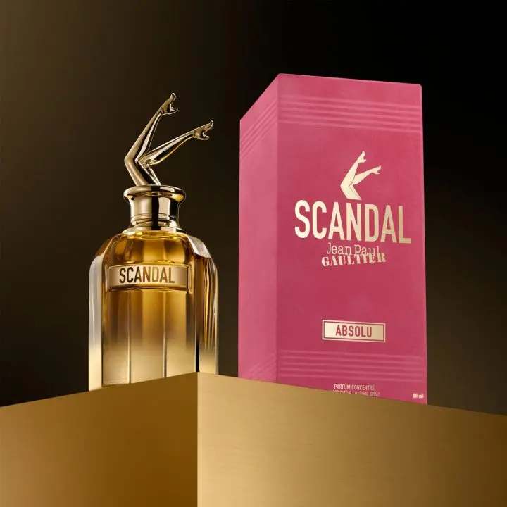 Flacon Jean Paul Gaultier Scandal Absolu et son écrin