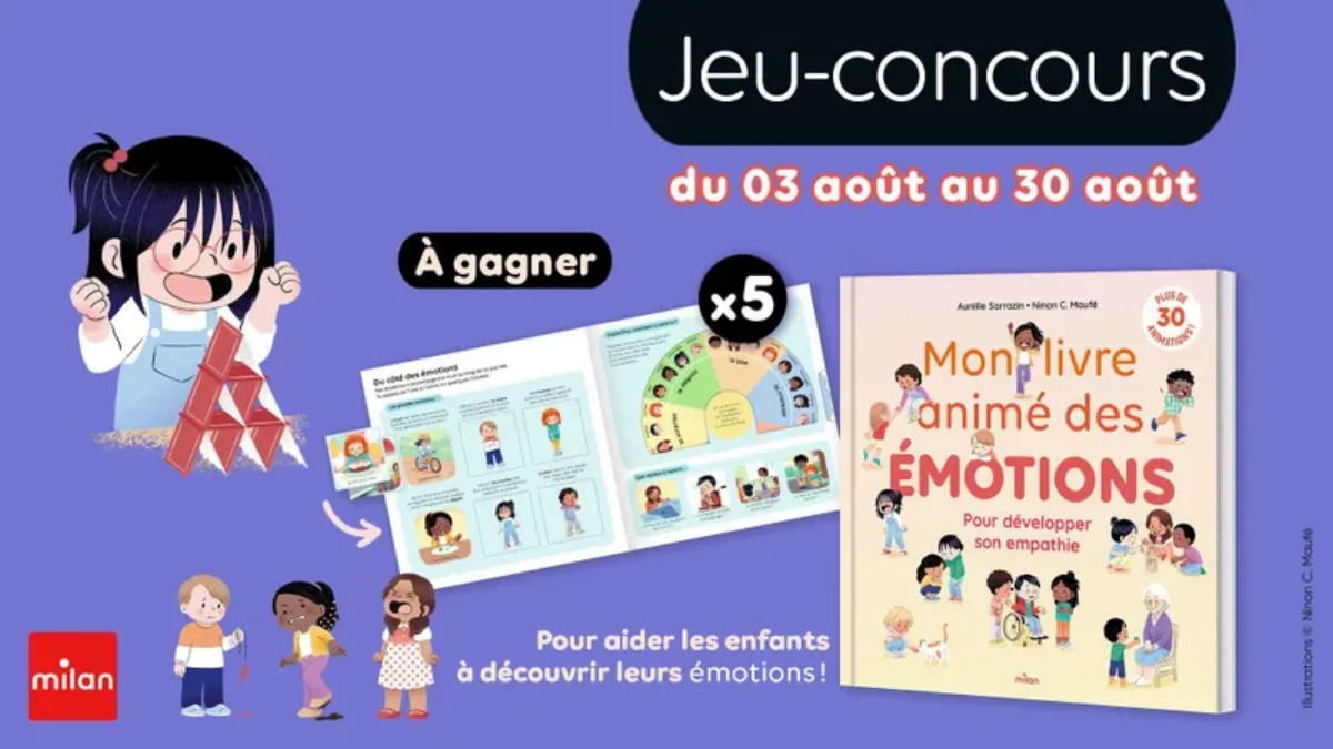 Jeux concours Familiscope avec des livres, sorties et cadeaux pour enfants à gagner toute l'année