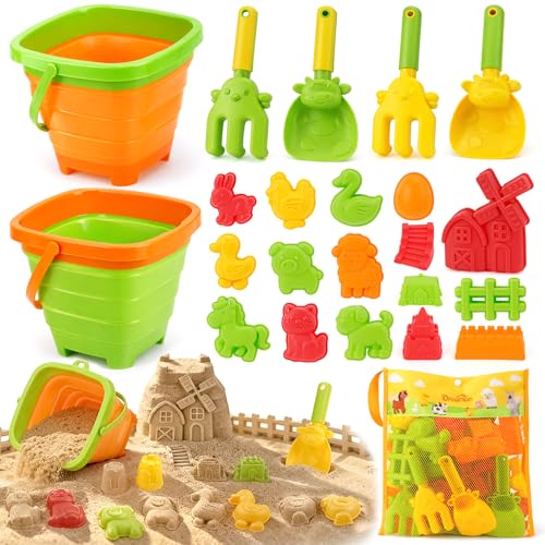 Jouets de Plage Enfants Thème Ferme 29PCS, bon plan Amazon juillet 2026