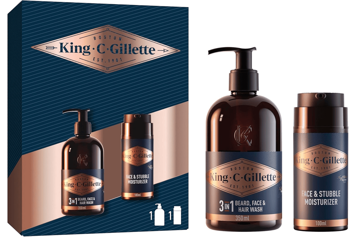 King C. Gillette Kit Barbe homme nettoyant baume 11,90 € Amazon