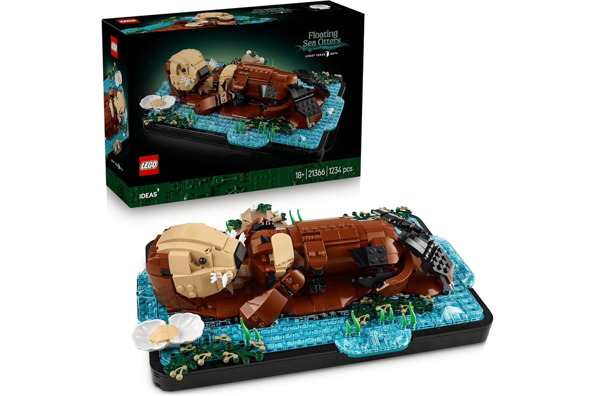 LEGO Ideas Les Loutres Câlines 59,90 € bon plan Amazon