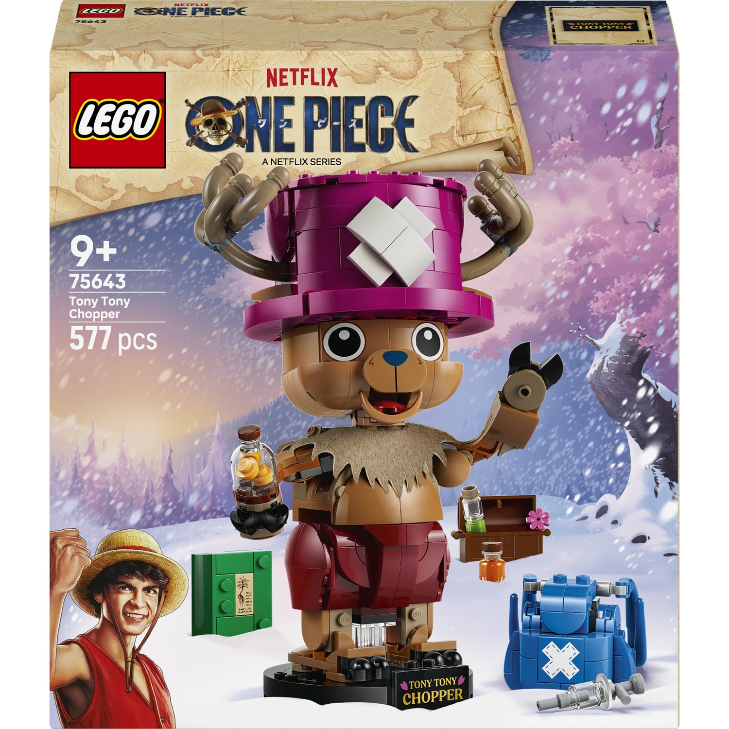 Boîte LEGO One Piece Tony-Tony Chopper 75643