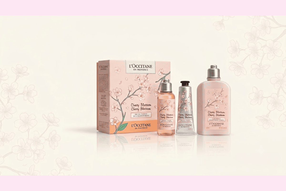 L'Occitane Maisonnette Fleurs de Cerisier coffret découverte 3 soins 10 € soldes -20%