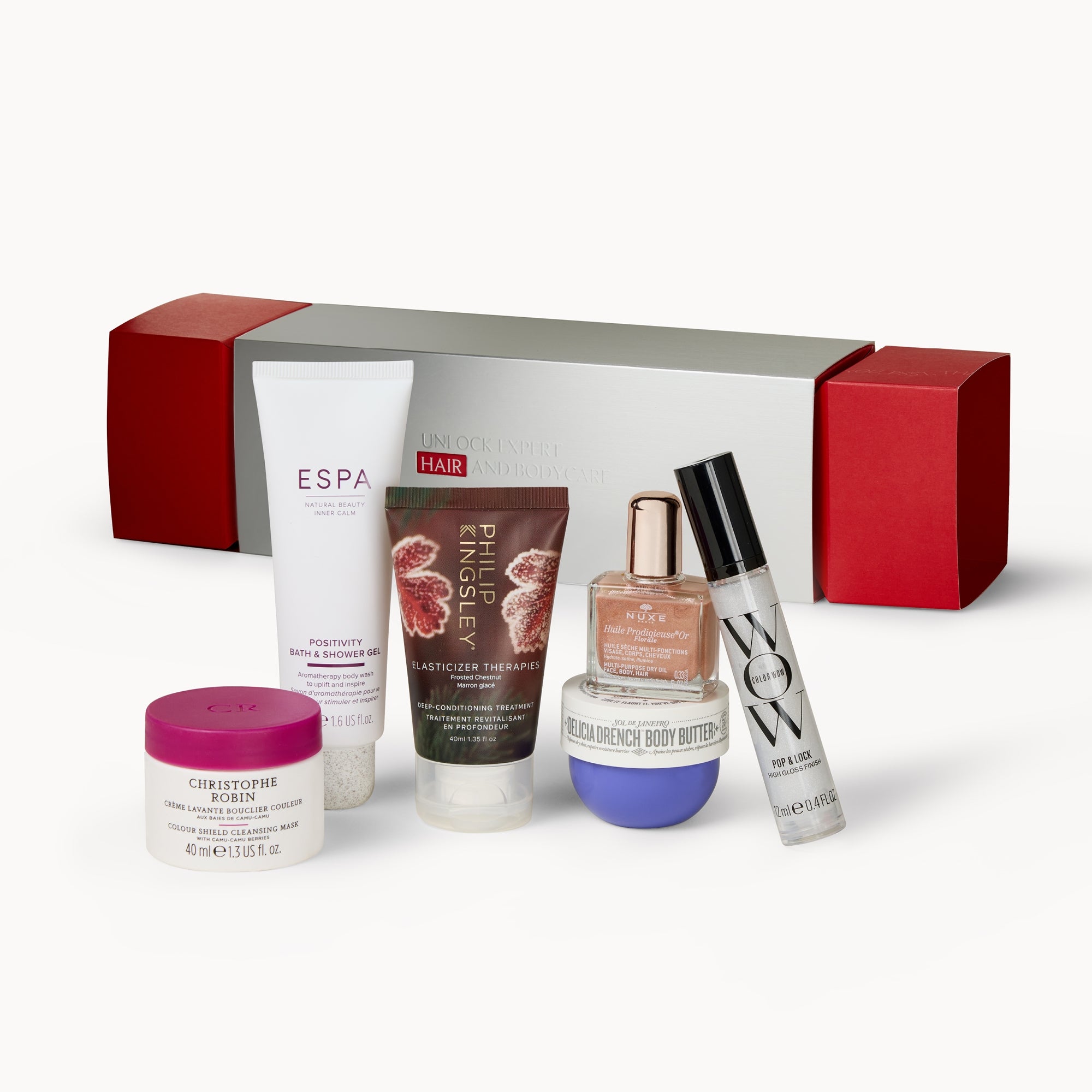 Cracker Lookfantastic cheveux et corps et ses produits
