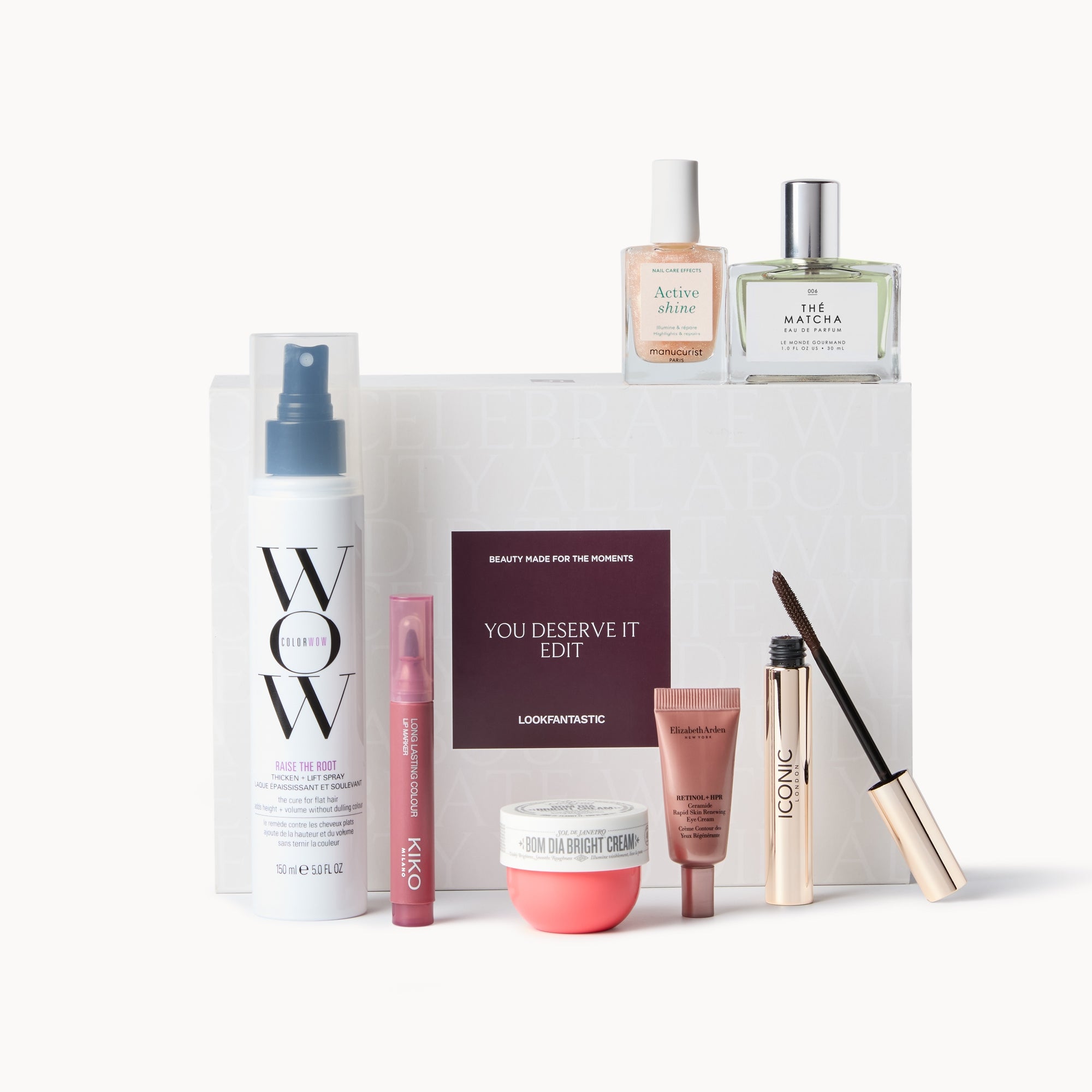 Édition Lookfantastic Vous le Méritez avec sept produits beauté