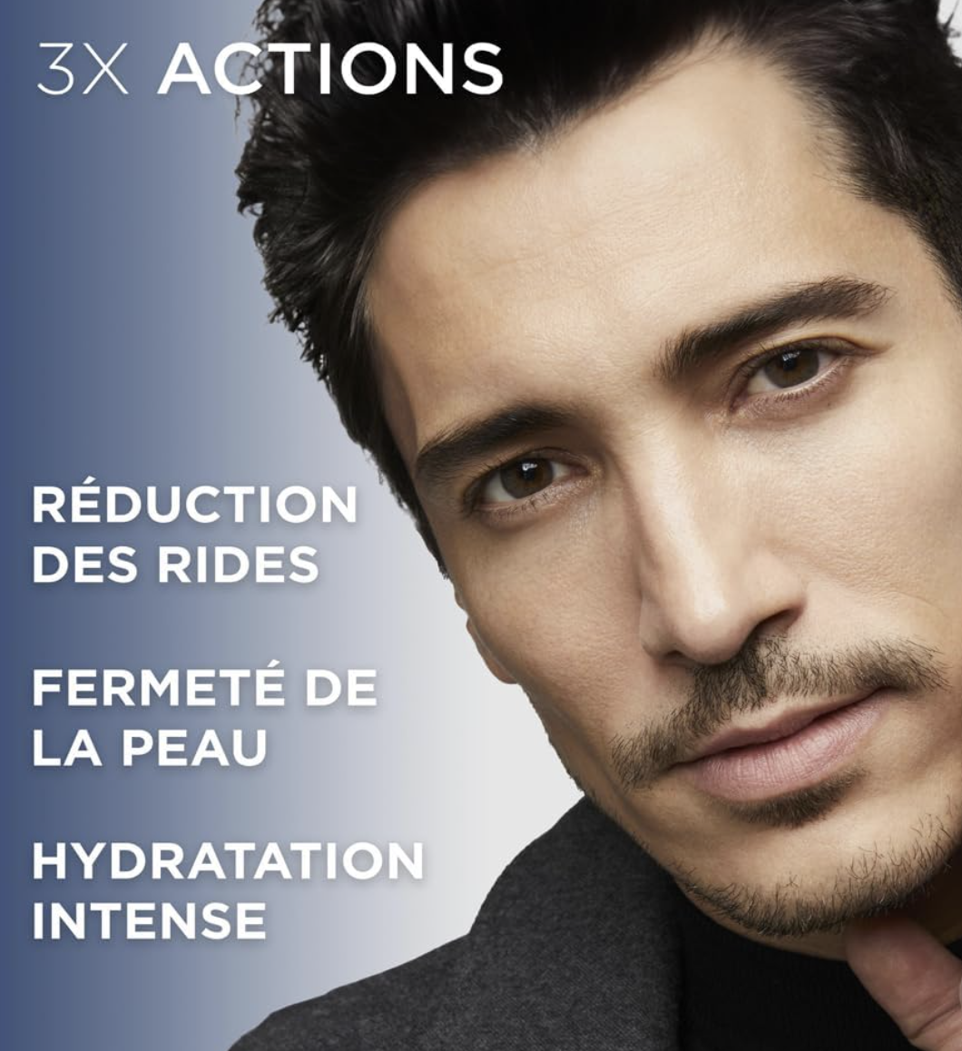 L'Oreal Men Expert Power Age 3 actions reduction rides fermete hydratation