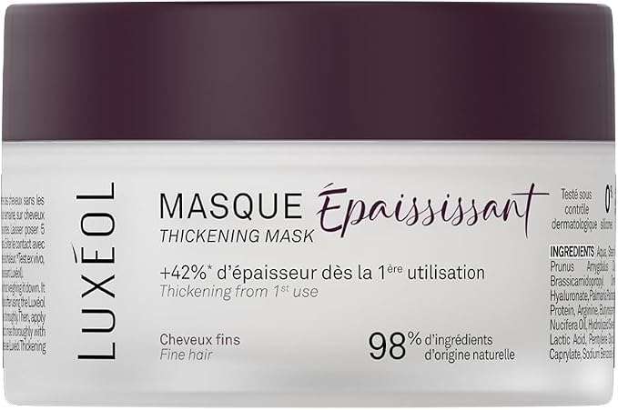 Pot du masque Épaississant Luxéol