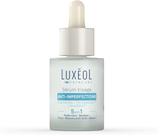 Flacon compte-gouttes du sérum Anti-imperfections Luxéol