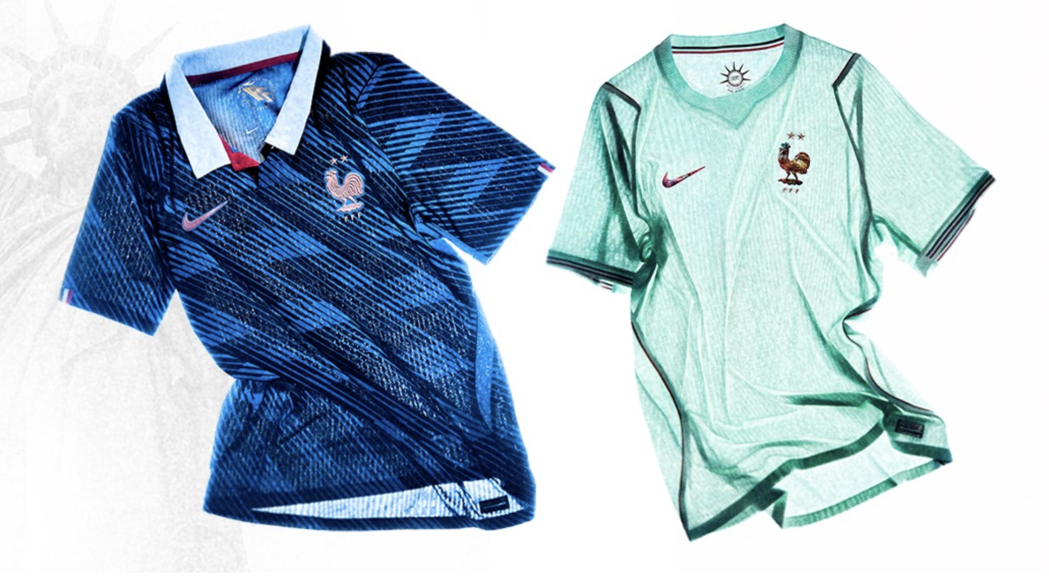 Made in Sport maillots equipe de France Nike domicile et exterieur