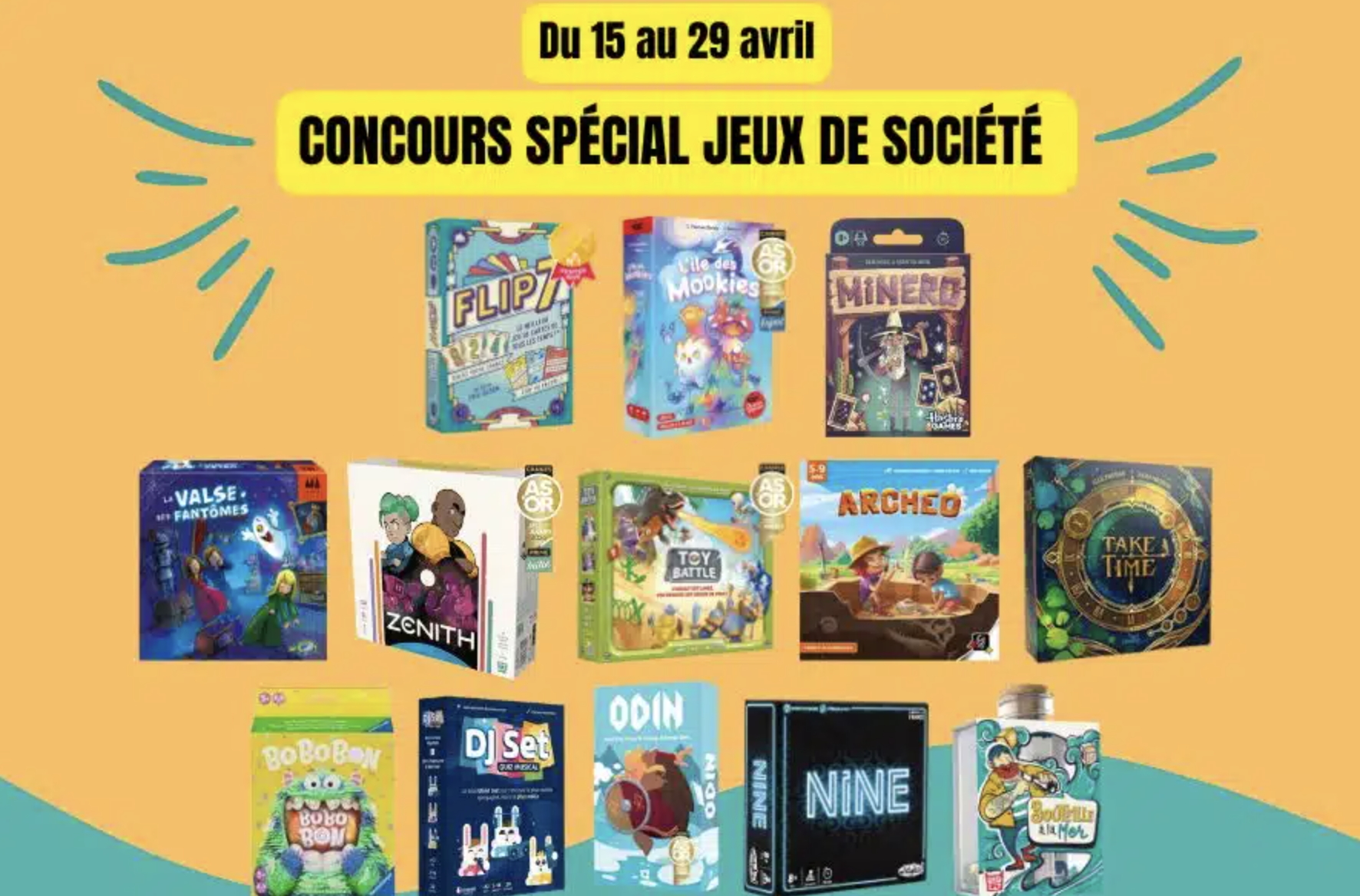 Concours Mafamillezen 13 jeux de societe famille a gagner