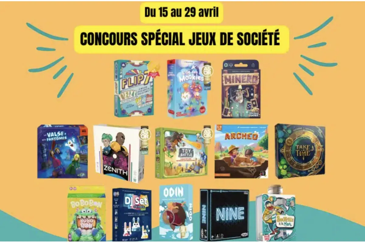 Concours Mafamillezen 13 jeux de societe famille a gagner