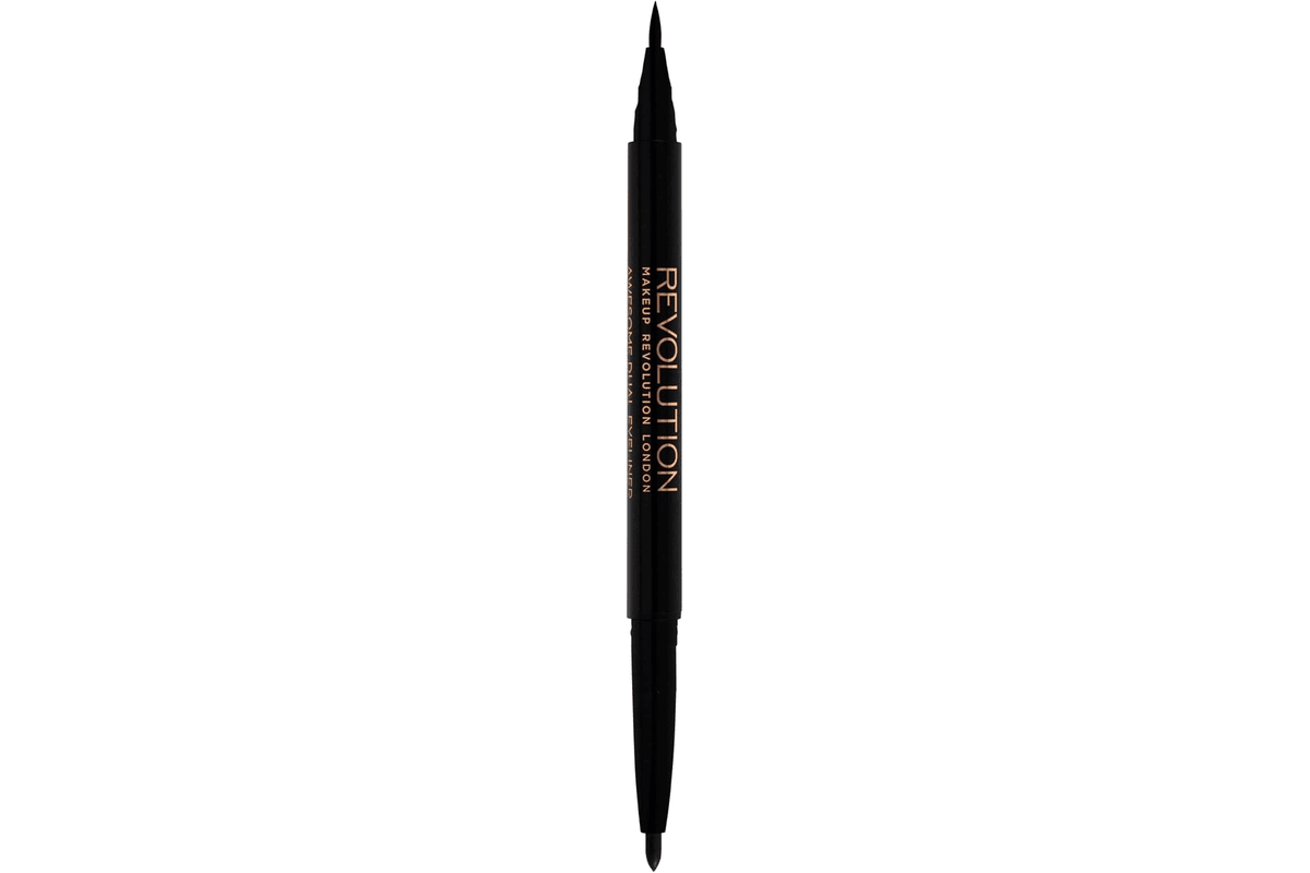 Makeup Revolution Awesome Eyeliner Felt & Kohl 2-en-1 feutre précision khôl noir maquillage cat eye smoky 4,95 euros