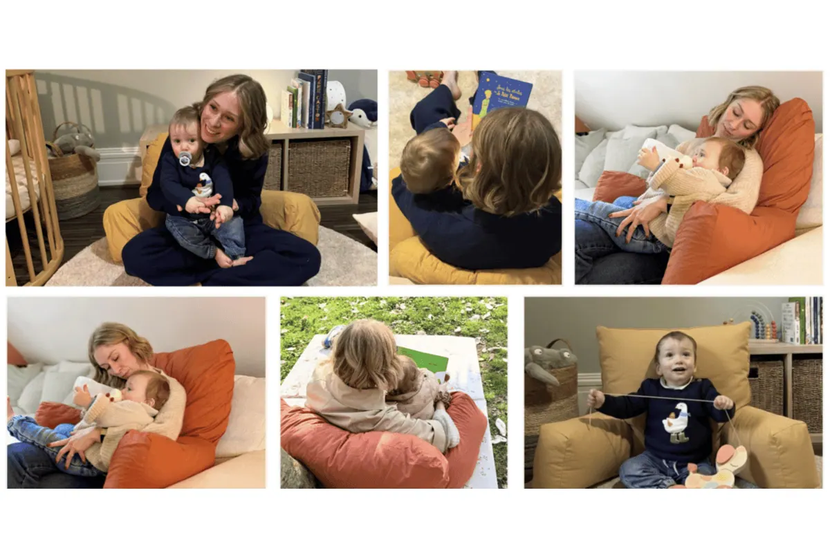 Coussin évolutif Neocome : grossesse, allaitement, éveil, détente