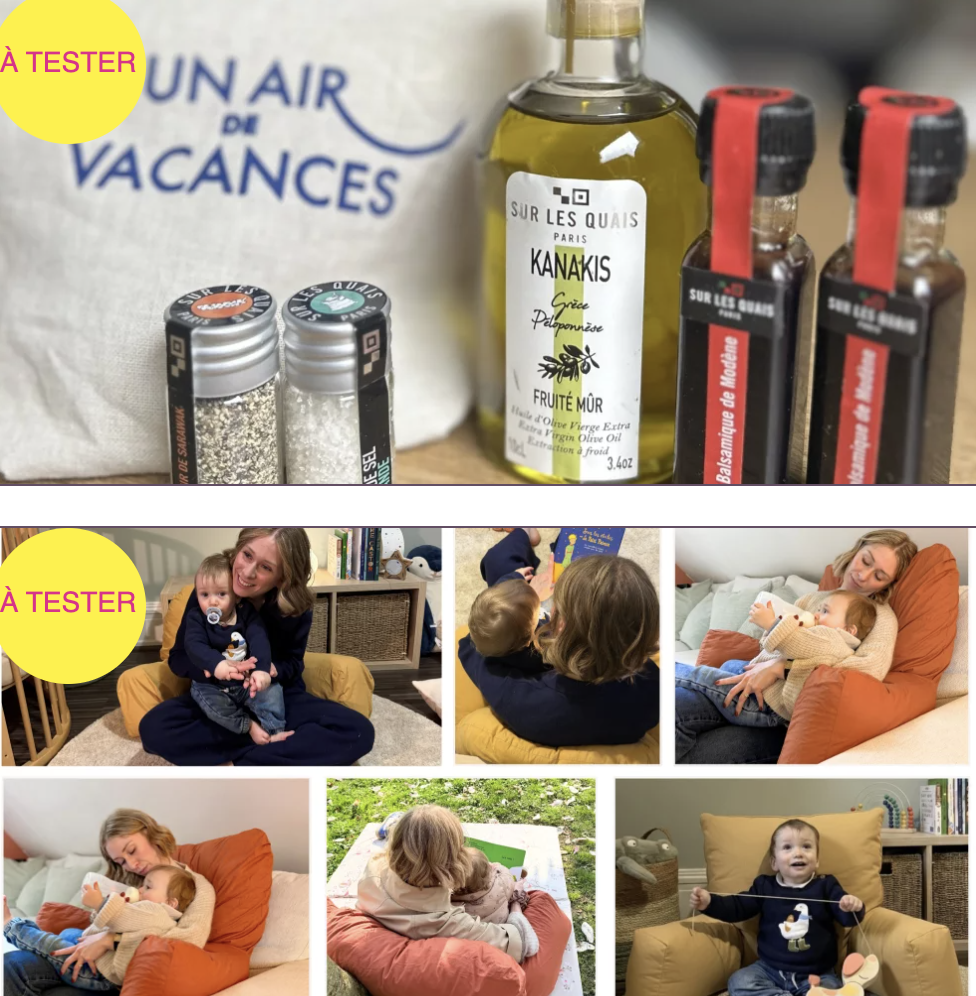 Tests produits MamAdvisor : kit Un Air de Vacances et coussin évolutif Neocome