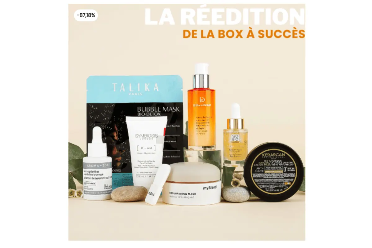 Marie Claire Box Jeunesse 7 soins anti-âge édition limitée