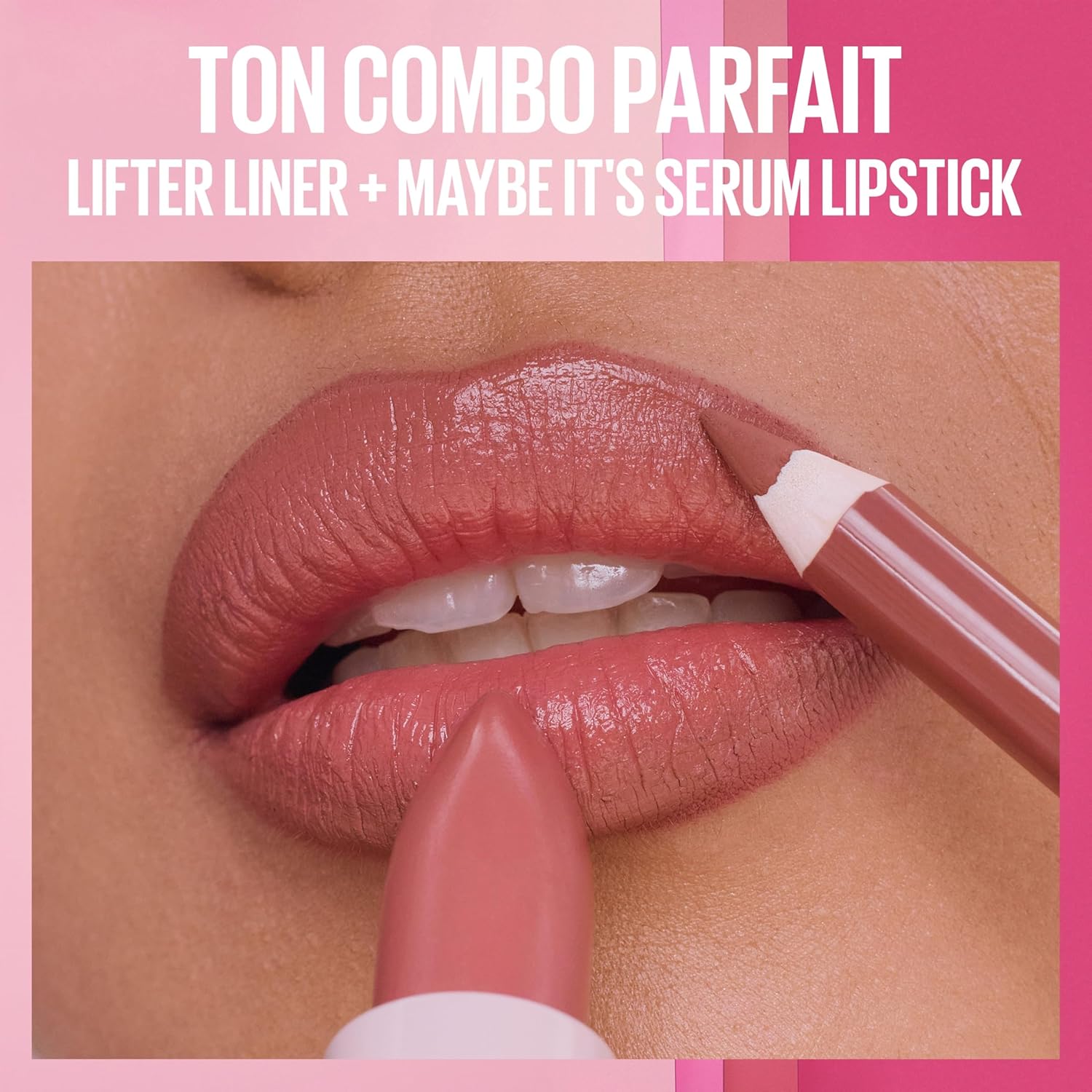 Le combo Lifter Liner + Serum Lipstick Maybelline