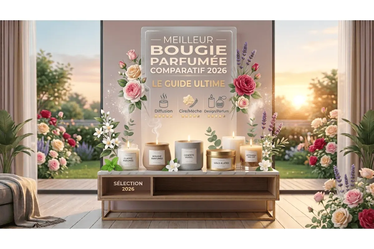 Sélection meilleures bougies parfumées 2026