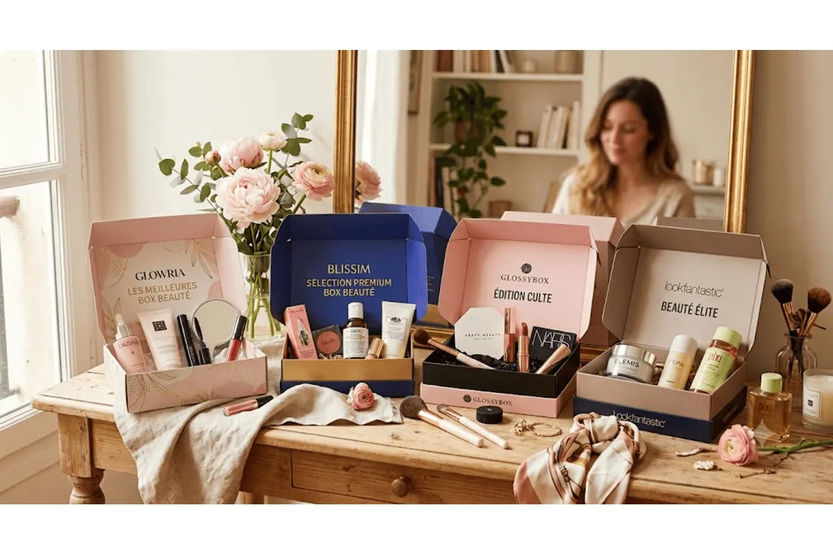 Comparatif meilleures box beauté 2026 Biotyfull Blissim Glowria Lookfantastic My Beauty Factory Belle au Naturel
