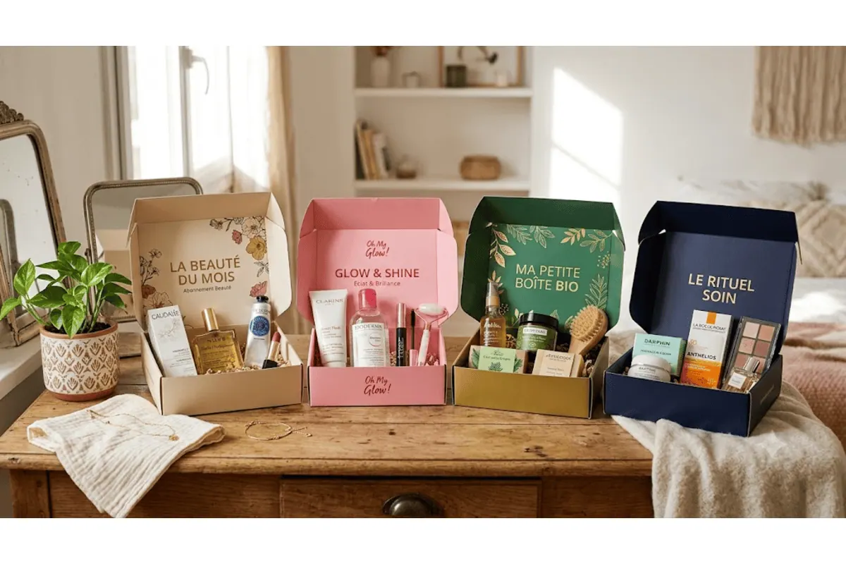 Comparatif meilleure box beauté juillet 2026 Biotyfull XXL Glowria Prescription Lab Blissim Belle au Naturel offres été