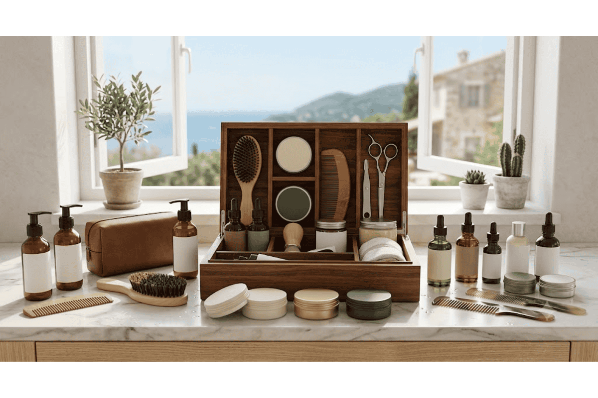 Meilleurs kits d'entretien barbe 2026 huile baume soins tondeuse comparatif coffret bois peignes ciseaux