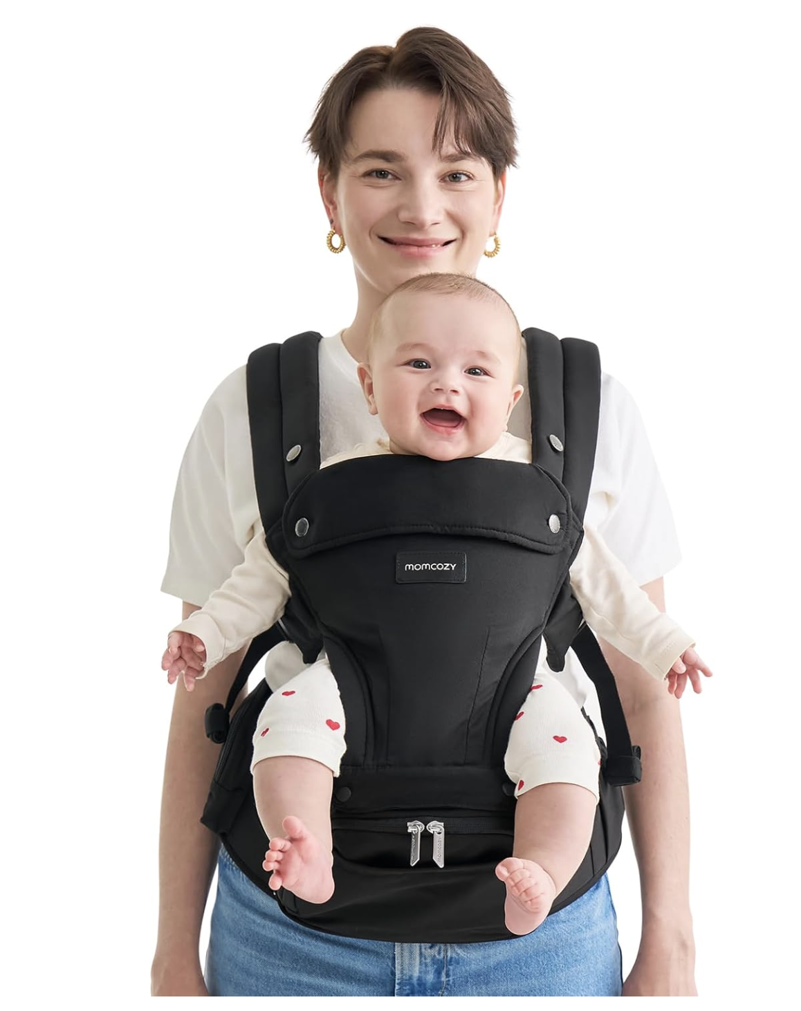 MomCozy porte-bébé avec coussin de hanche