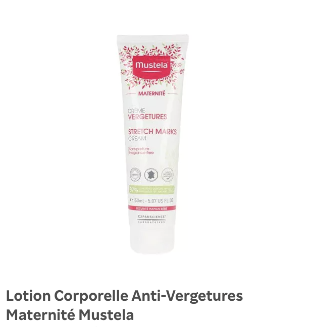 Mustela Maternité Crème Vergetures Sans Parfum 150 ml