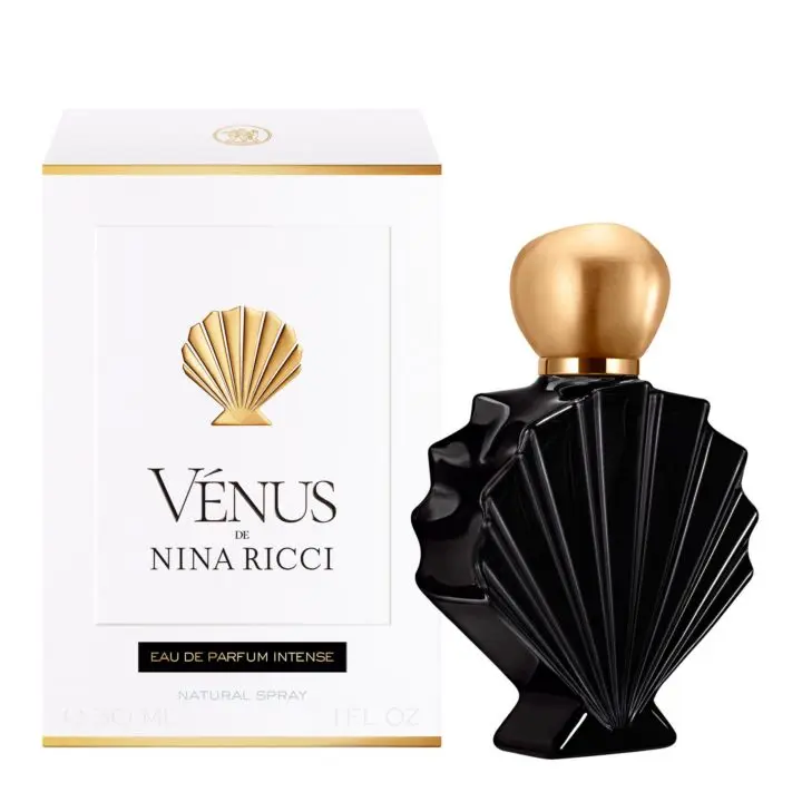 Flacon et écrin Vénus de Nina Ricci Eau de Parfum Intense