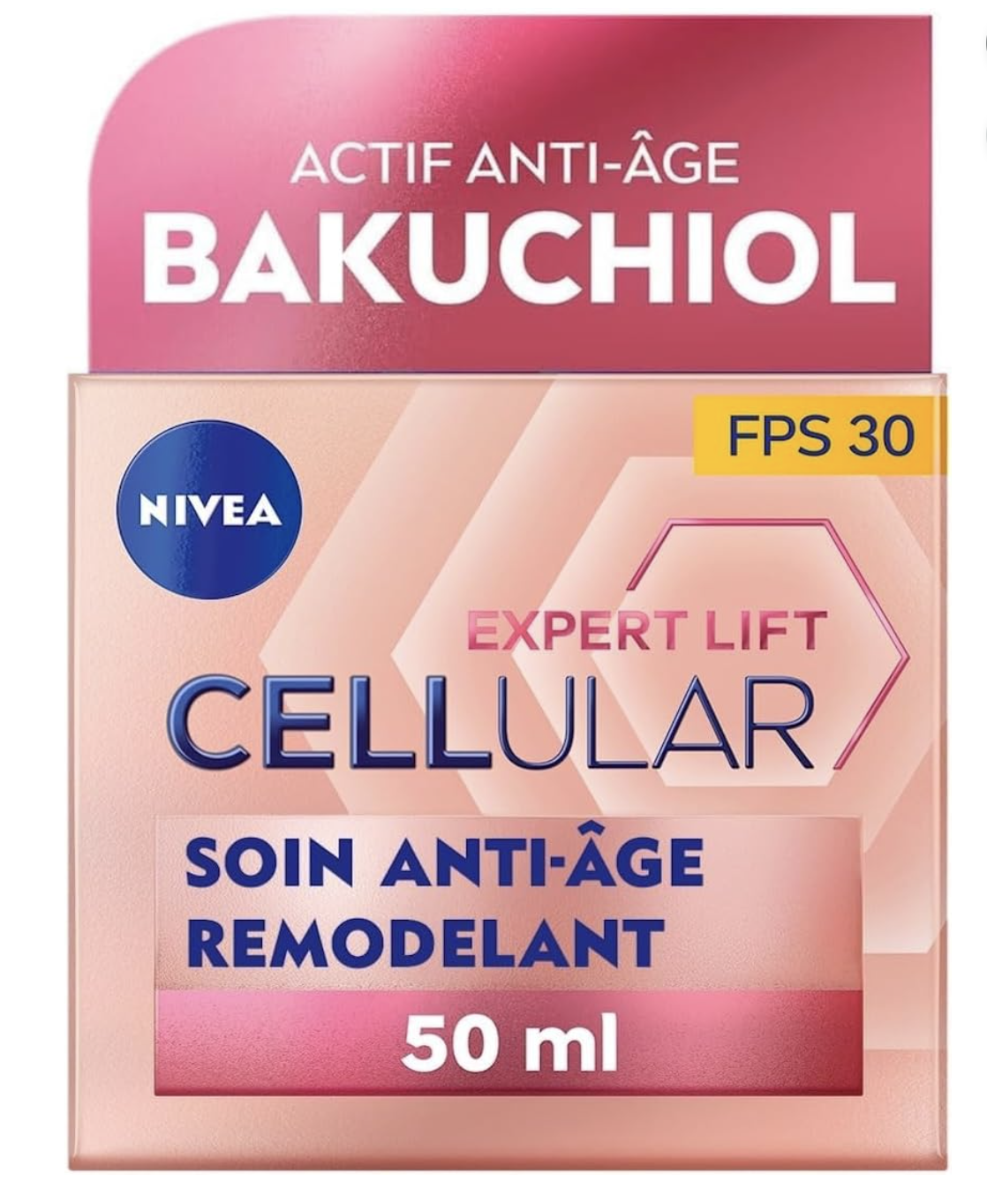 NIVEA Cellular Expert Lift Soin Anti-Âge Remodelant SPF30 Bakuchiol 50 ml