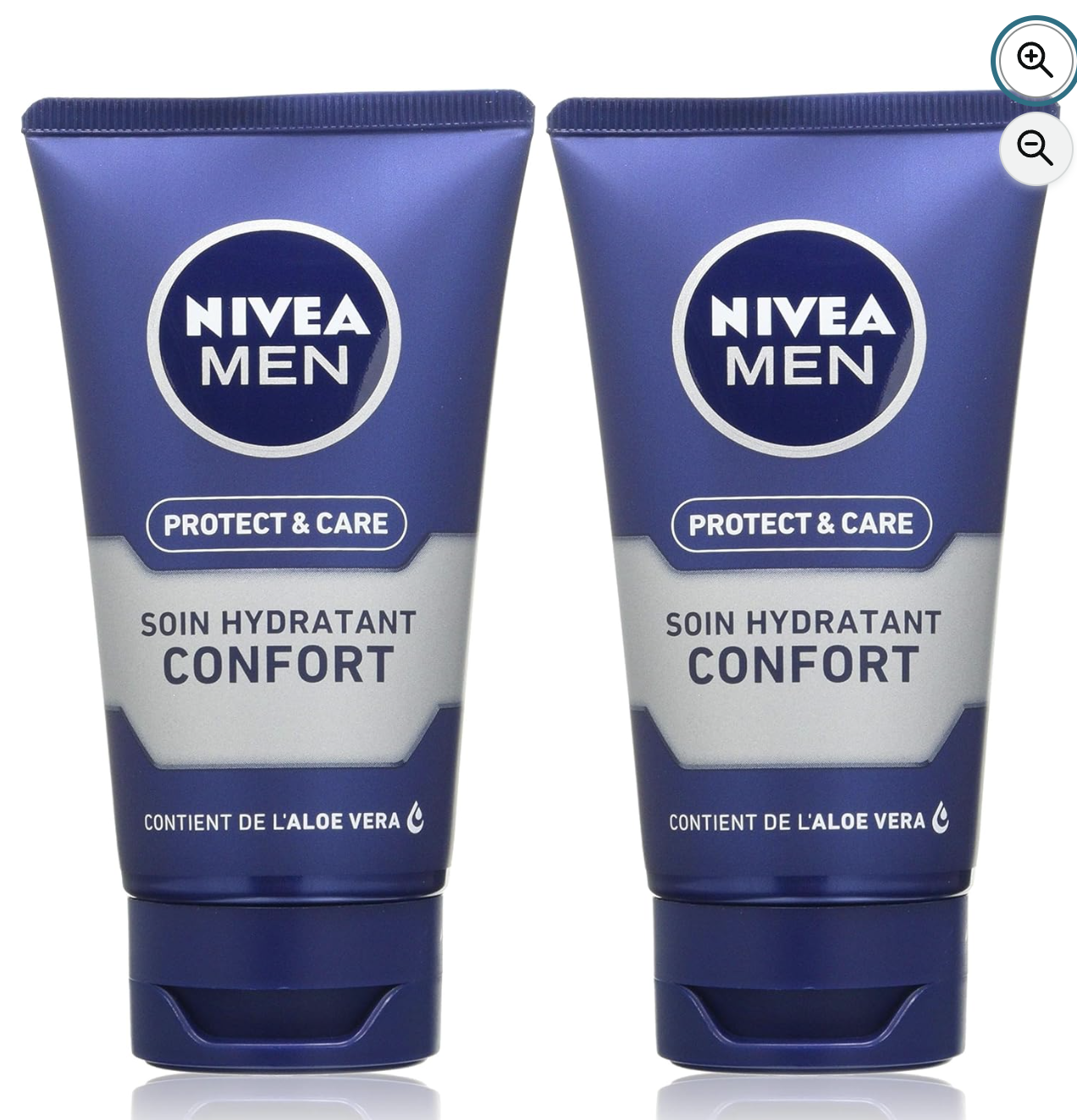 Lot de 2 NIVEA MEN Protect & Care Soin Hydratant Confort 75 ml