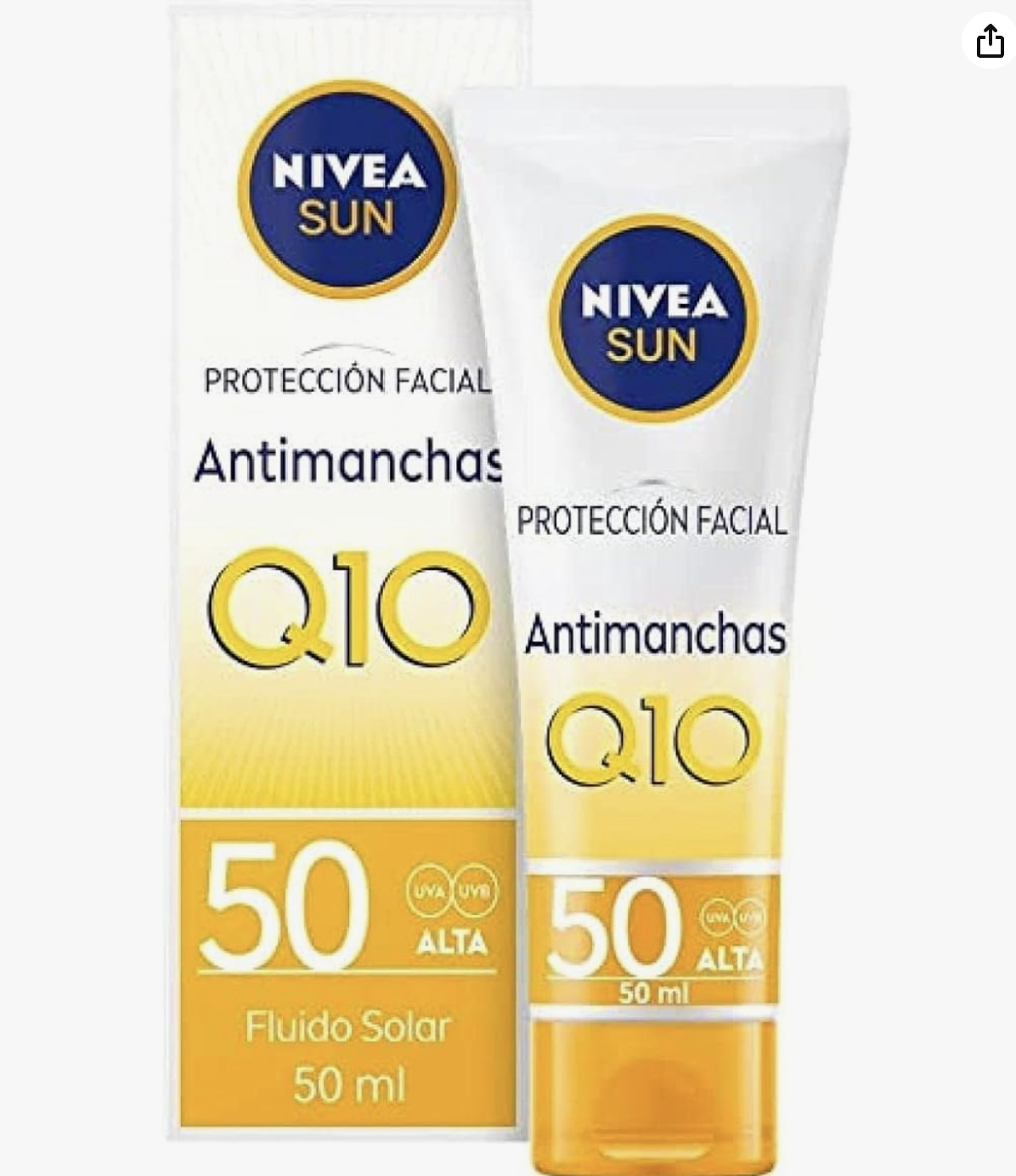 NIVEA SUN Protection Faciale Anti-Taches Q10 SPF50 fluide solaire 50 ml